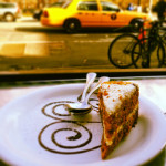 Carrot Cake in the East Village. So good you'll order two. 