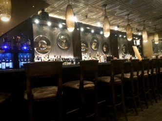 The bar at 212 Steakhouse